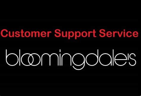 bloomingdale's contact customer service.